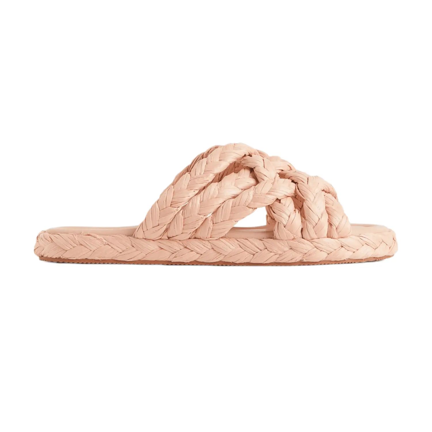 

Шлепанцы H&M Braided Slides, розовый
