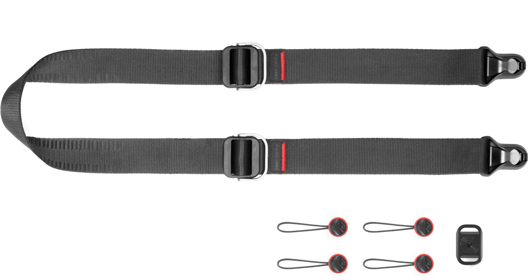 Ремень для камеры Slide Lite Strap 2.0 Peak Design, черный ремень peak design wrist strap cuff v3 0 midnight на запястье