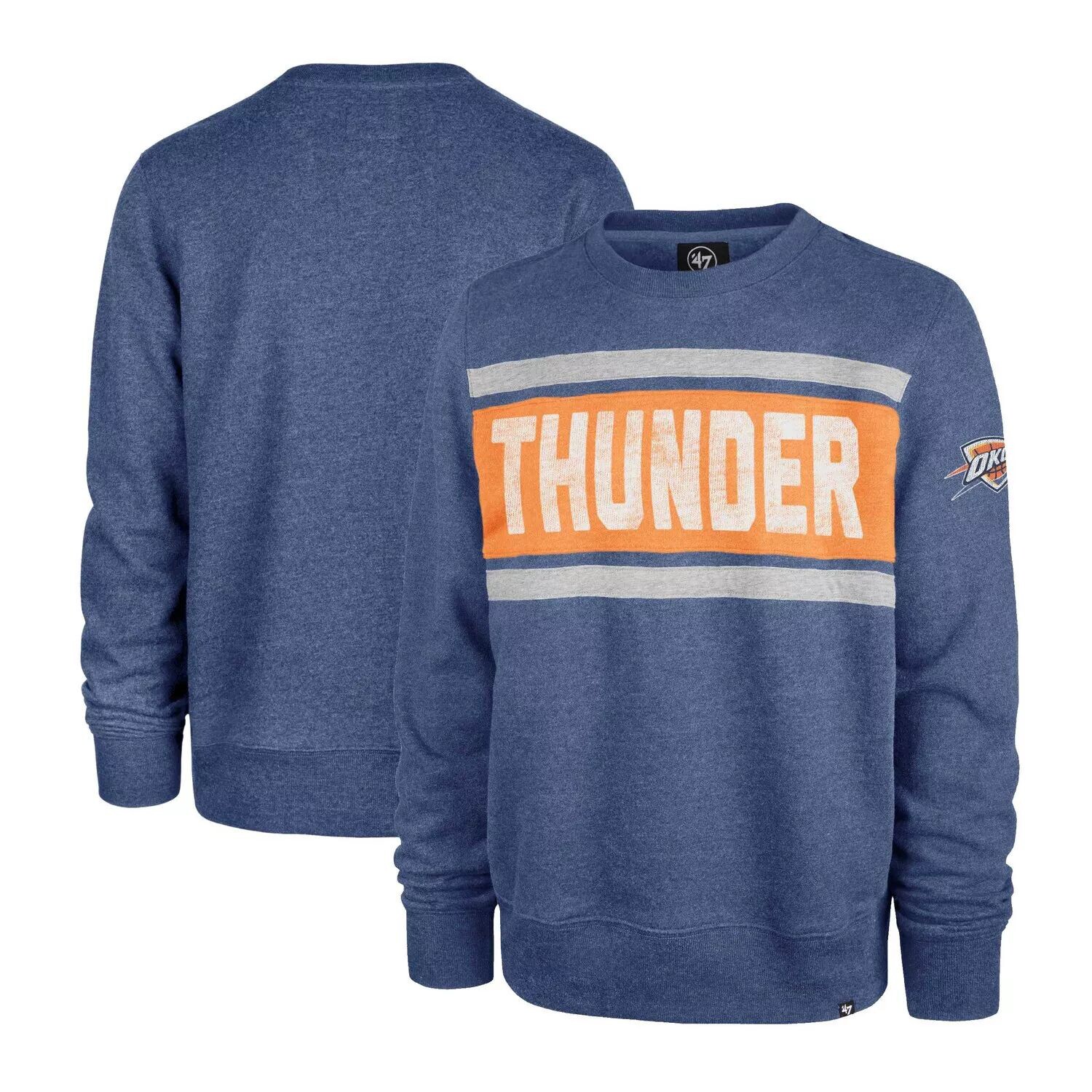 

Мужской пуловер '47 Heather Blue Oklahoma City Thunder Tribeca Emerson