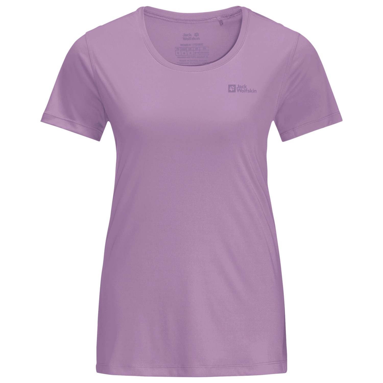 Функциональная рубашка Jack Wolfskin Women's Tech Tee, цвет Velvet
