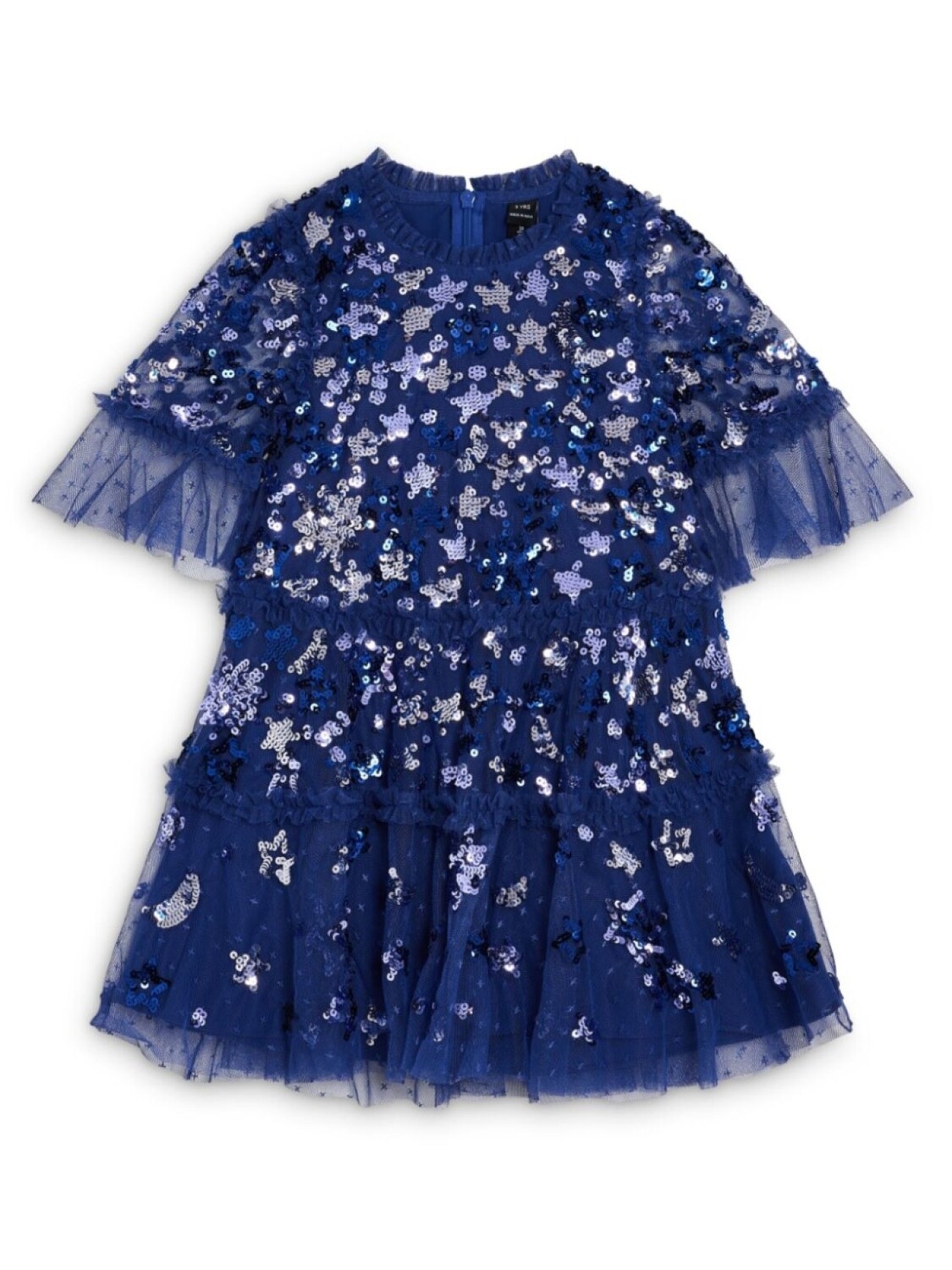 

NEEDLE & THREAD KIDS платье Constellation с пайетками, синий
