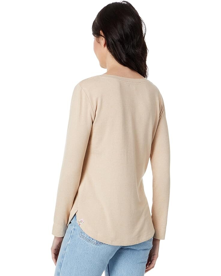 

Топ Tommy Bahama Sea Sands Long Sleeve Top, цвет Light Taupe