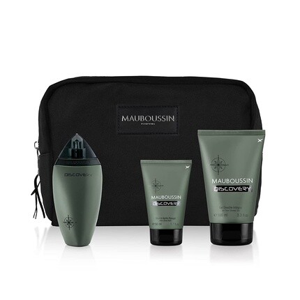 

Mauboussin Prestige 2022 Discovery Eau De Parfum 100ml Shower Gel 100ml Aftershave Balm 50ml With Toiletry Bag