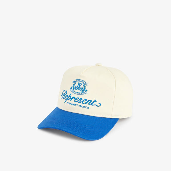 

Кепка из хлопчатобумажной саржи для постоянного отпуска Represent, белый