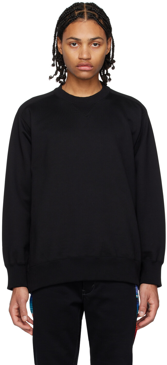 

Черная толстовка с коротким рукавом sacai, Черный