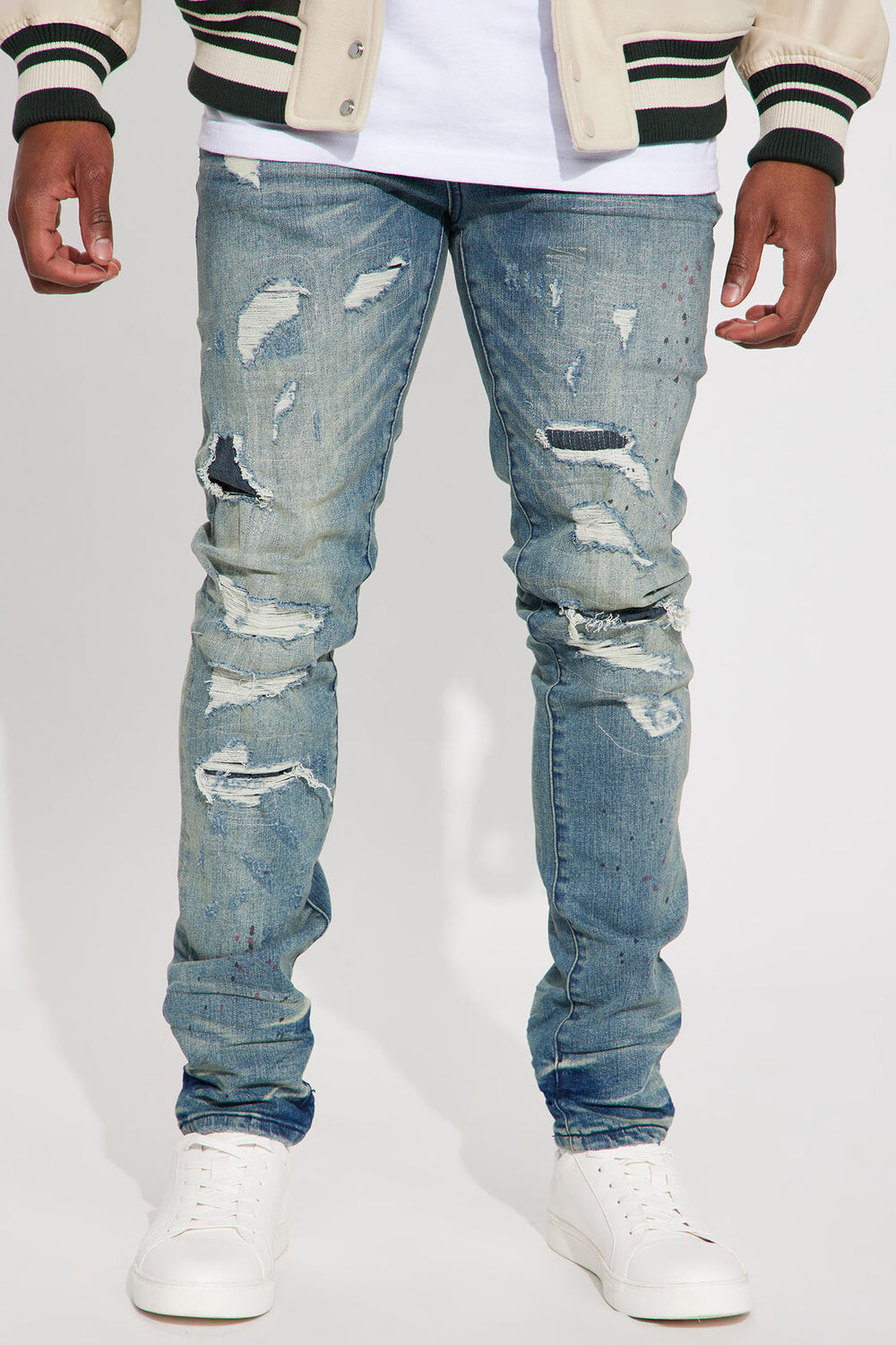 

Джинсы скинни Fashion Nova ABEL, синий
