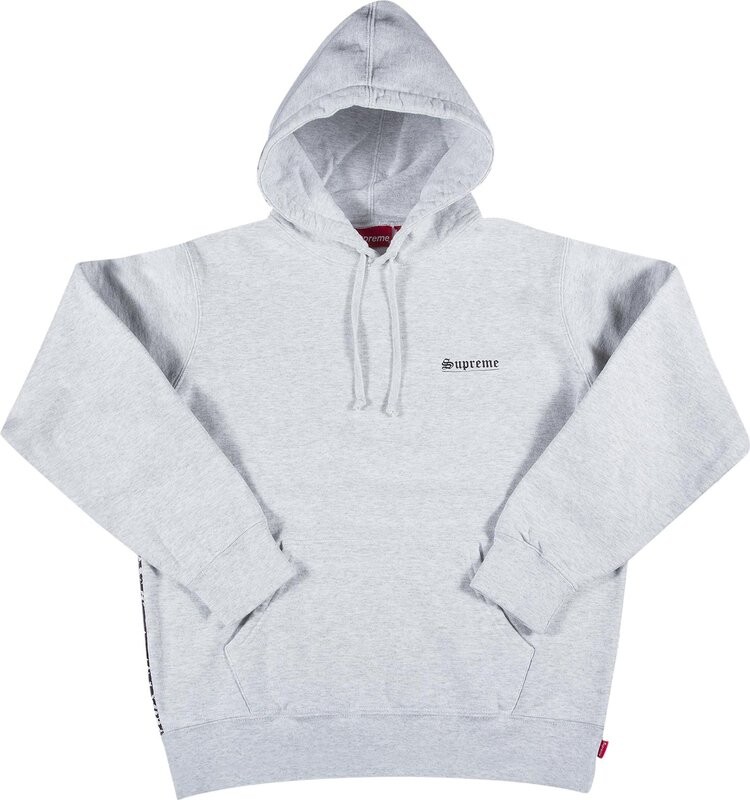 

Толстовка Supreme Mary Hooded Sweatshirt 'Ash Grey', серый