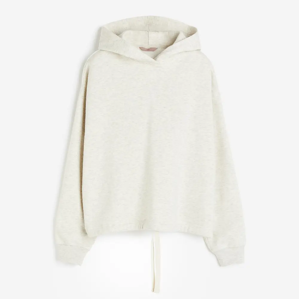 

Толстовка H&M Drawstring Hem, кремовый, Бежевый