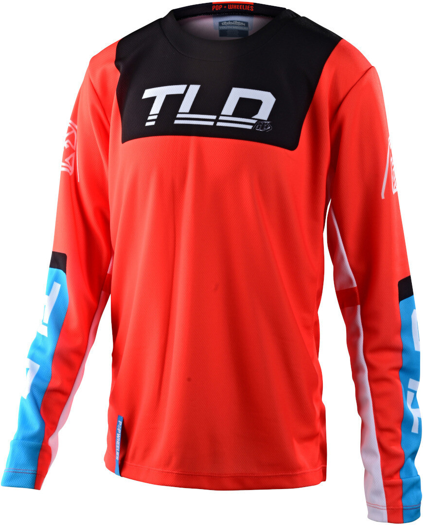 

Джерси Troy Lee Designs GP Fractura Молодежные мотокросс, оранжево-черные