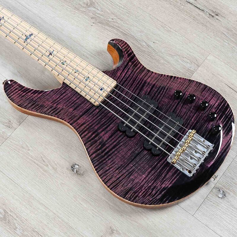 

PRS Paul Reed Smith Grainger 5 10-Top 5-String Bass, Maple, Purple Iris 101569::PQ:N