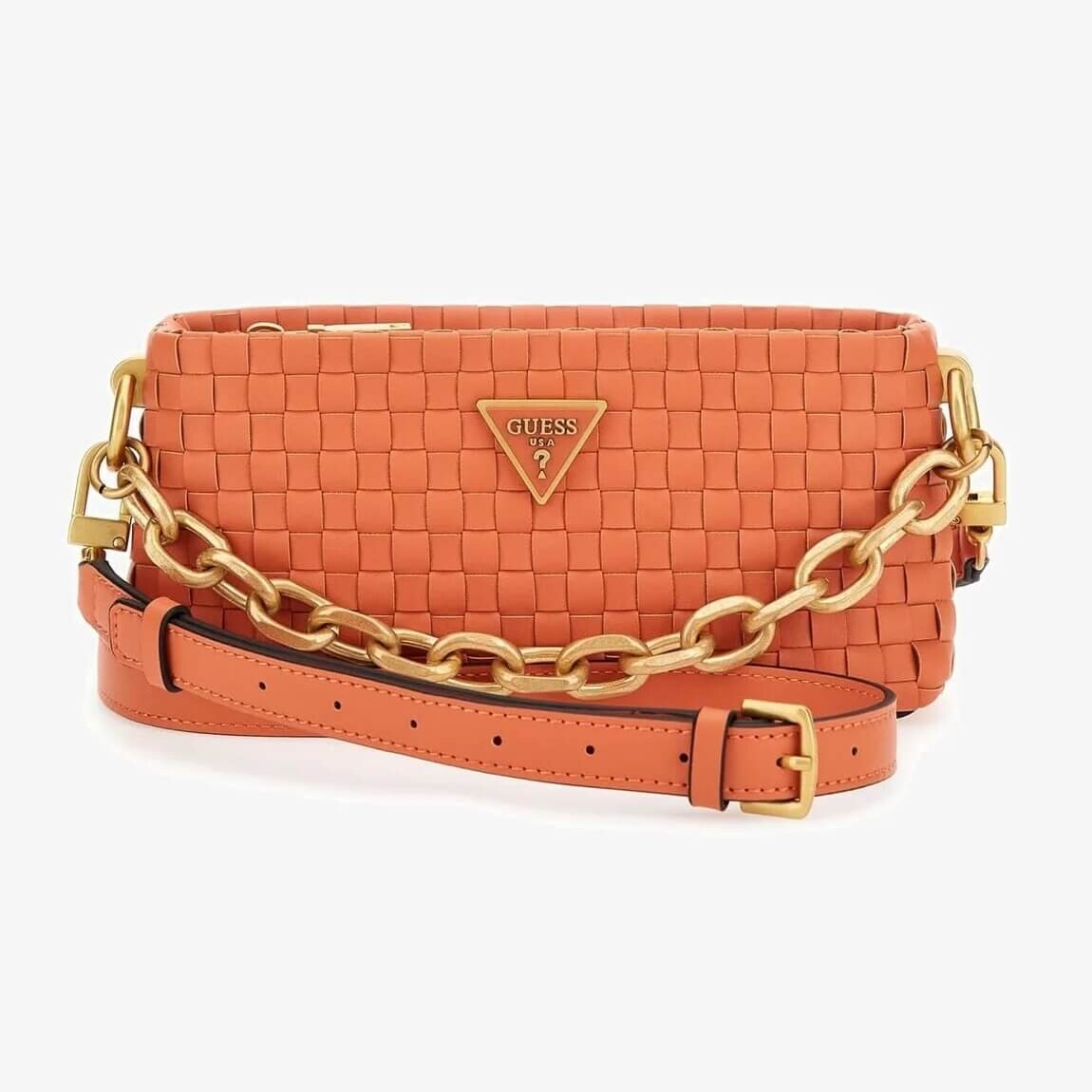 

Сумка-мини Guess Lisbet Zip, оранжевый
