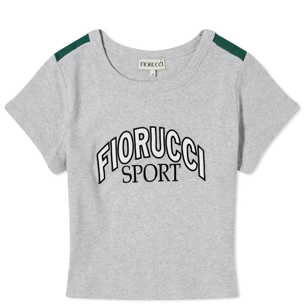 

Футболка Fiorucci Sport Logo Crop Tee, Серый