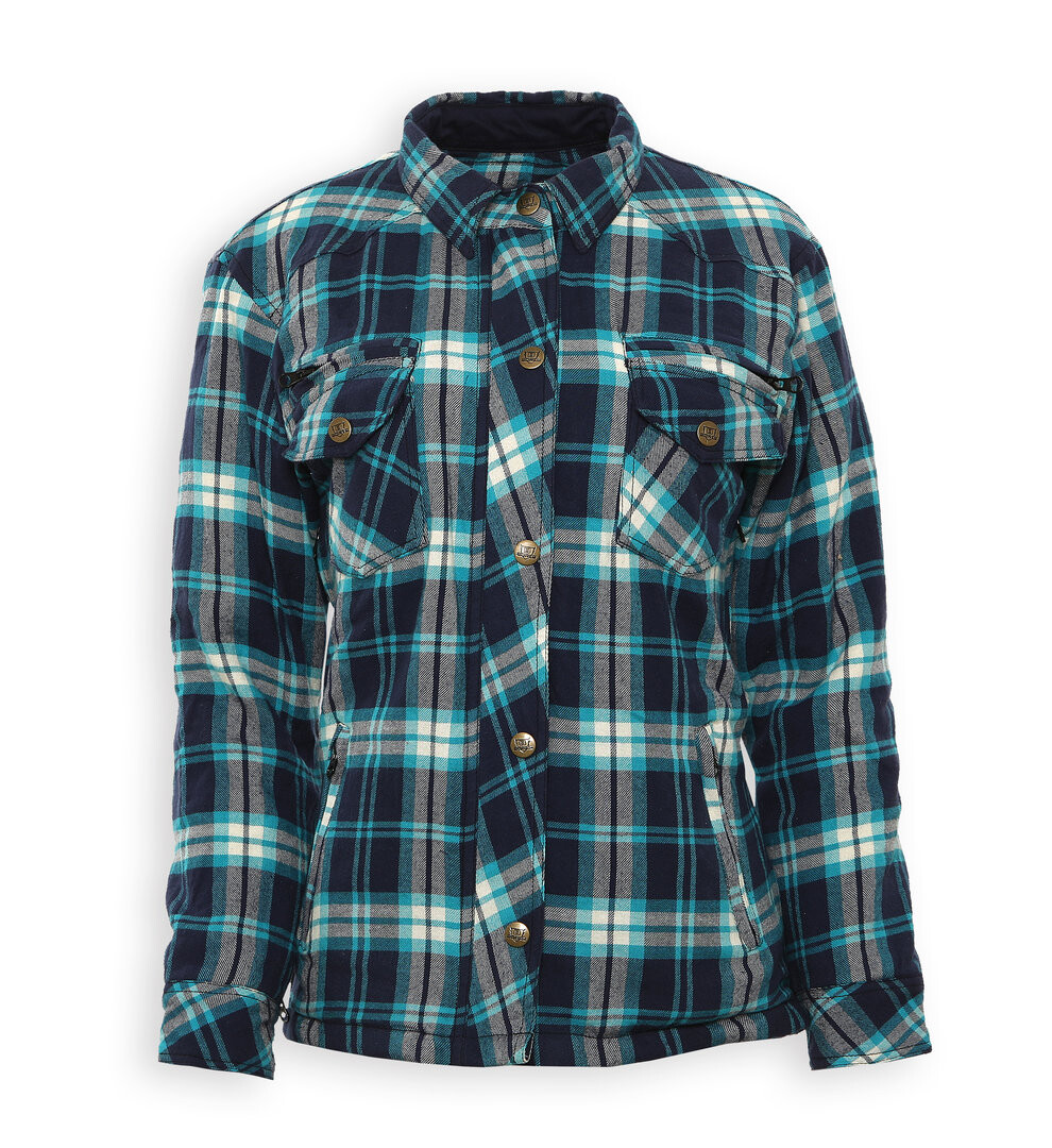 

Рубашка Bores Lumberjack с длинным рукавом, синий/белый