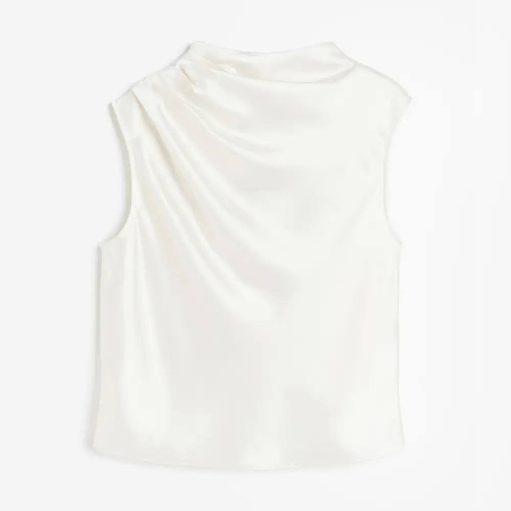 

Блузка H&M Draped Satin, белый
