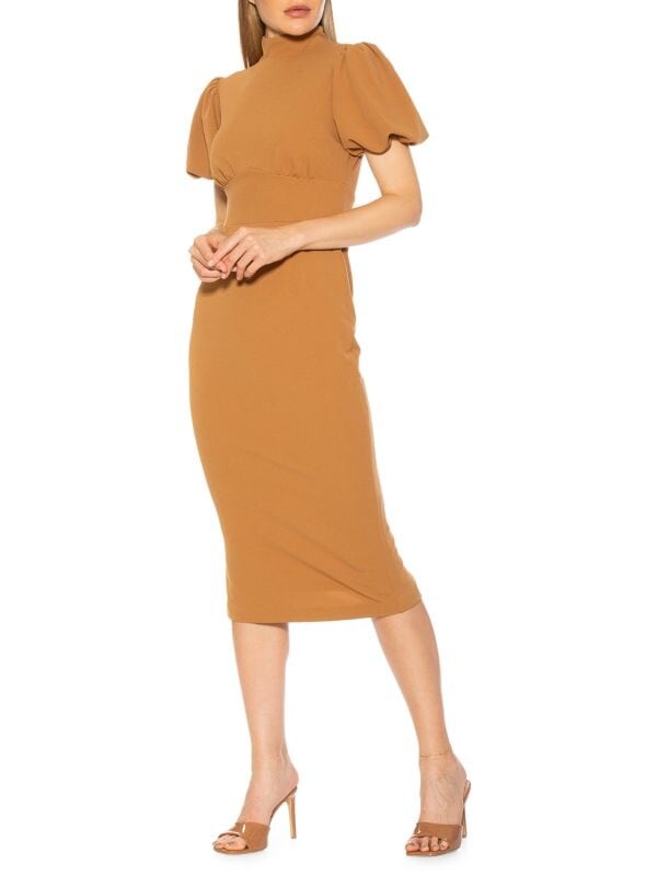 

Облегающее платье миди natasha Alexia Admor Camel