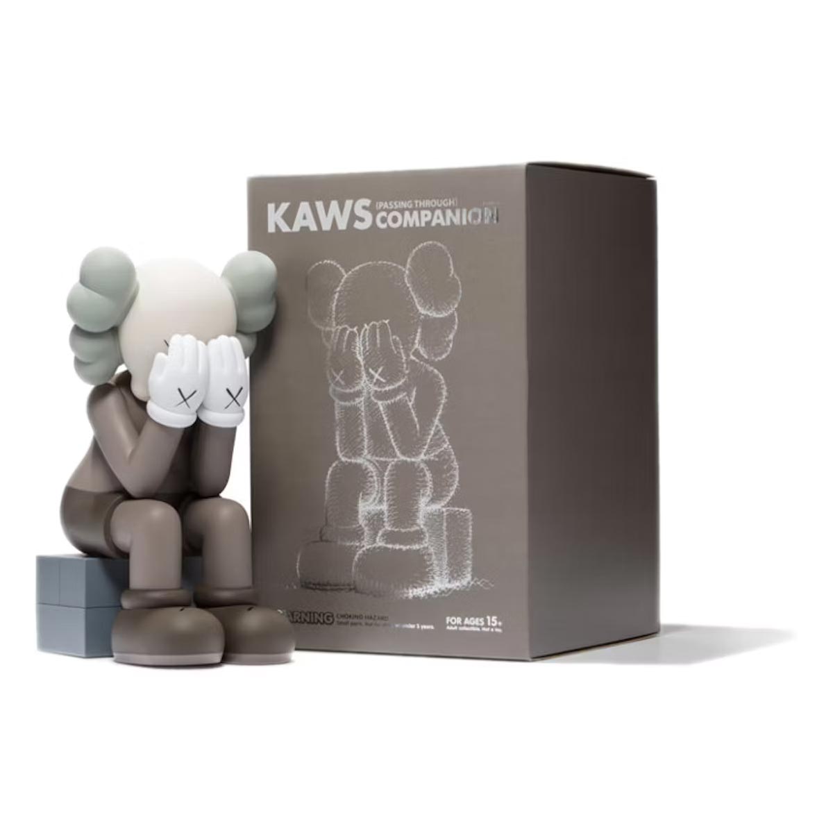 цена Виниловая фигурка Kaws Passing Through Companion (2013), коричневый