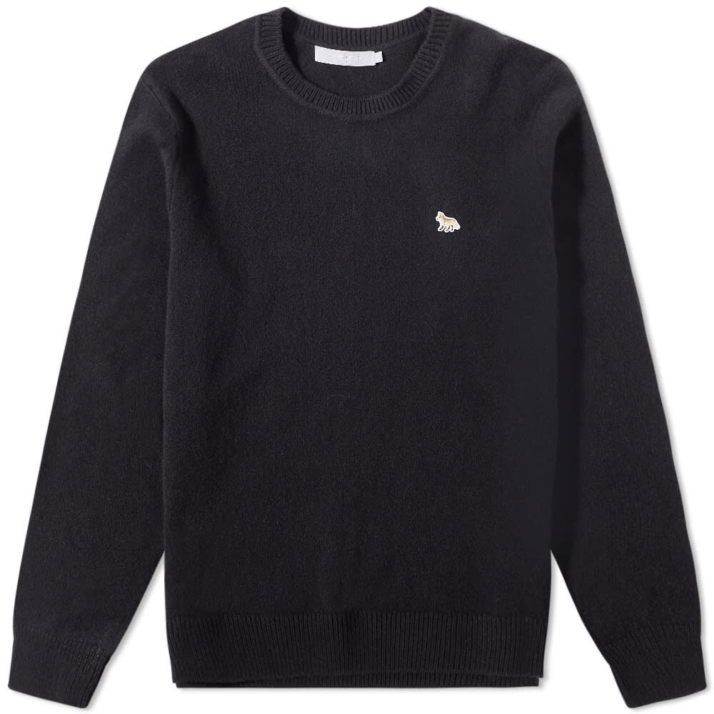 

Джемпер Maison Kitsune Baby Fox Patch Cosy Crew Knit, Черный