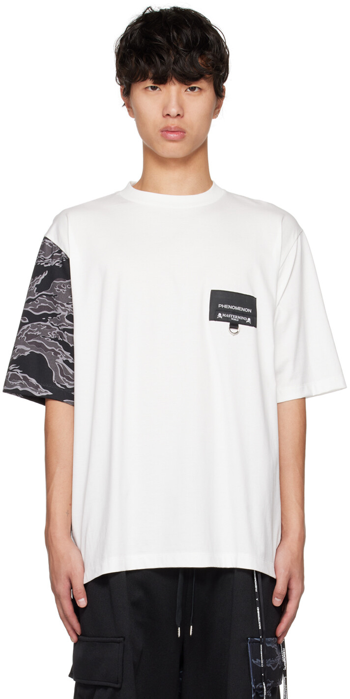 

Белая футболка Phenomenon Edition 'Tiger Camo On Skull' mastermind WORLD, Белый