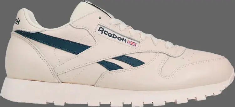 Кроссовки classic leather mu 'classic white' Reebok, загар