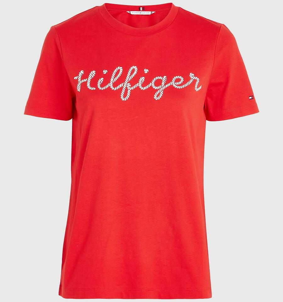 

Футболка Tommy Hilfiger Rope Logo, красный