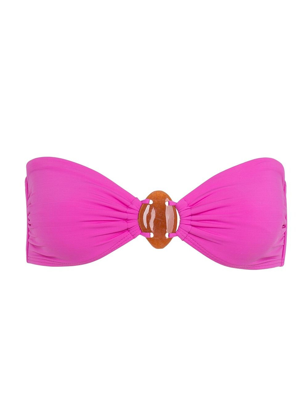 

Бикини-топ Kim Stone Bandeau ViX by Paula Hermanny, розовый