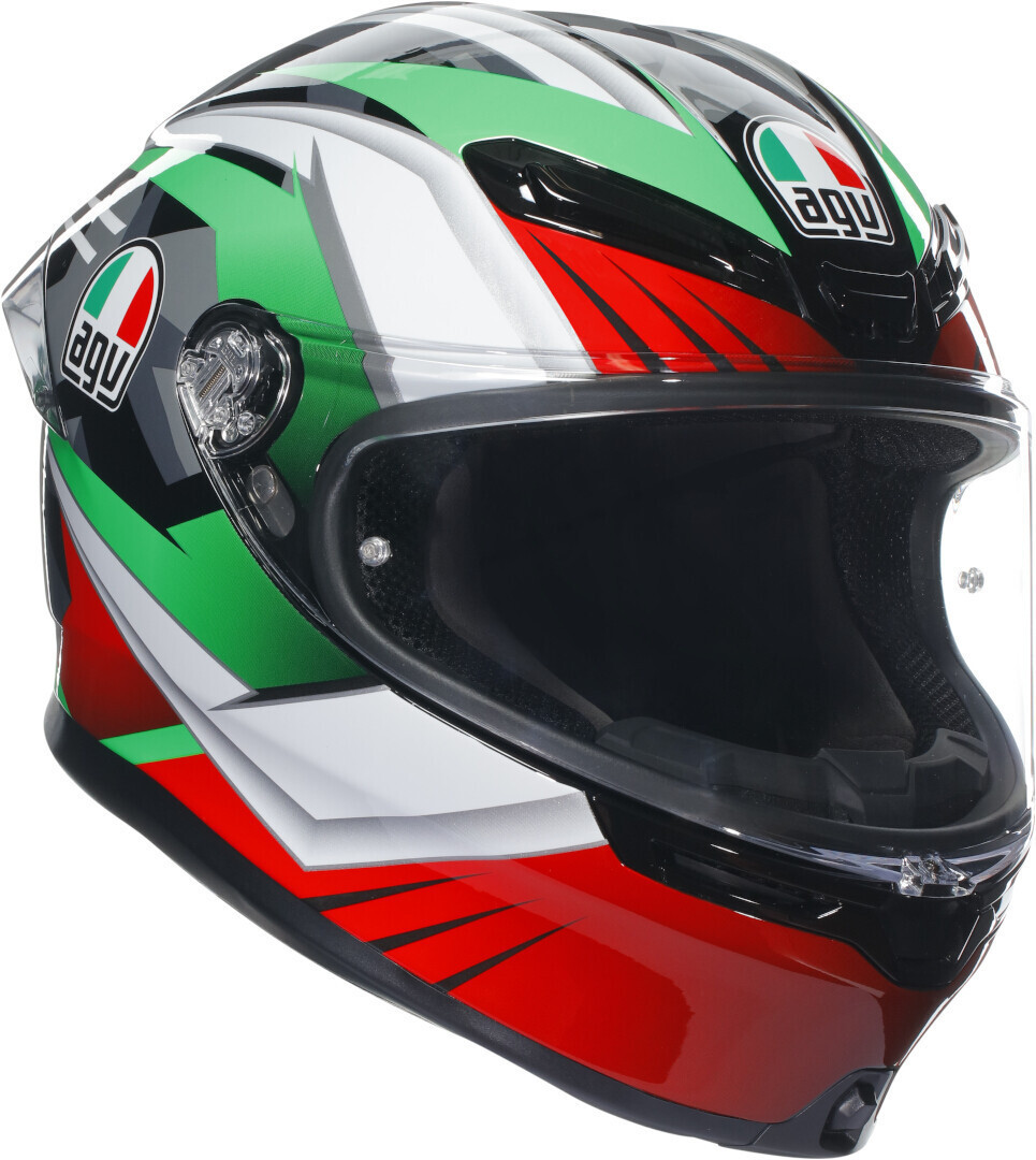 

AGV K-6 S Excite Шлем, красный/белый/зеленый