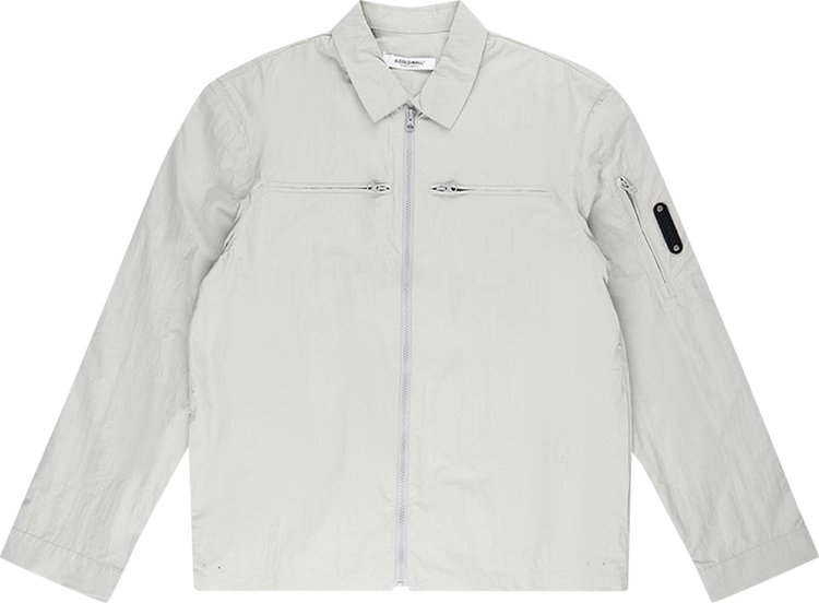 Рубашка A-Cold-Wall* Gaussian Overshirt 'Light Grey', серый - фото