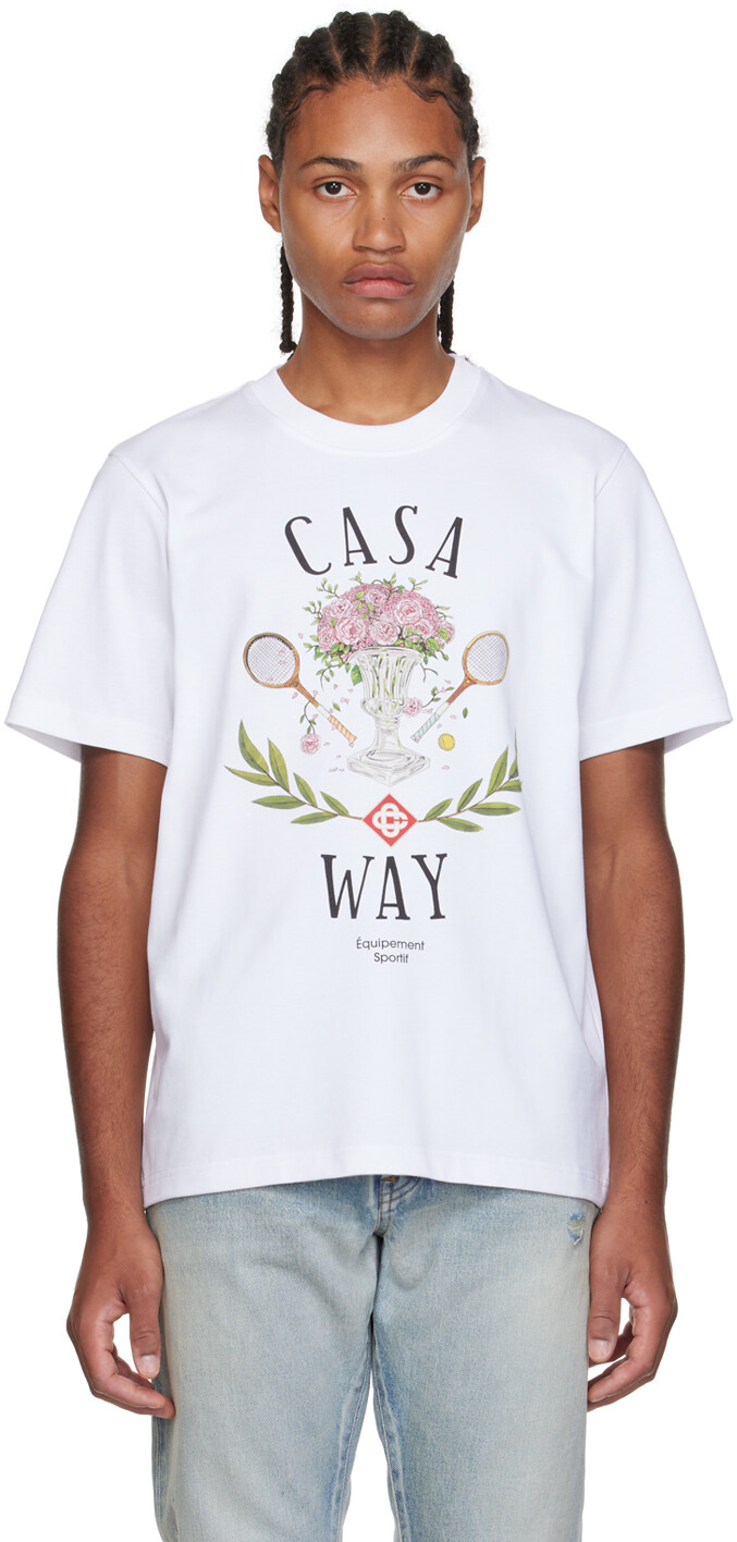

Белая футболка Casa Way Casablanca