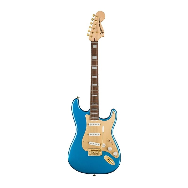 

Электрогитара 6-струнная Fender Squier 40th Anniversary Stratocaster Gold Edition - Lake Placid Blue