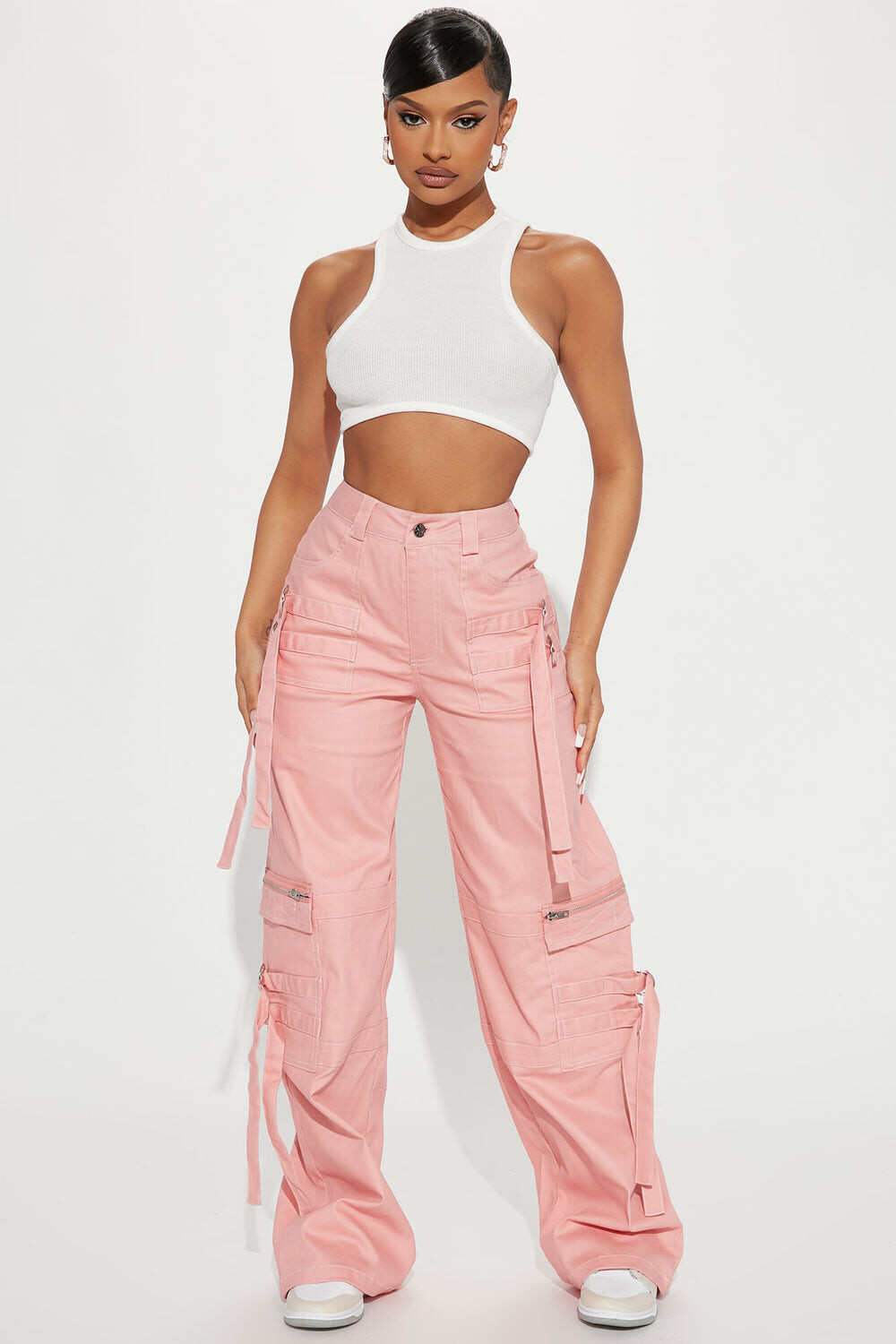 

Брюки карго Fashion Nova LP10788BFN, розовый