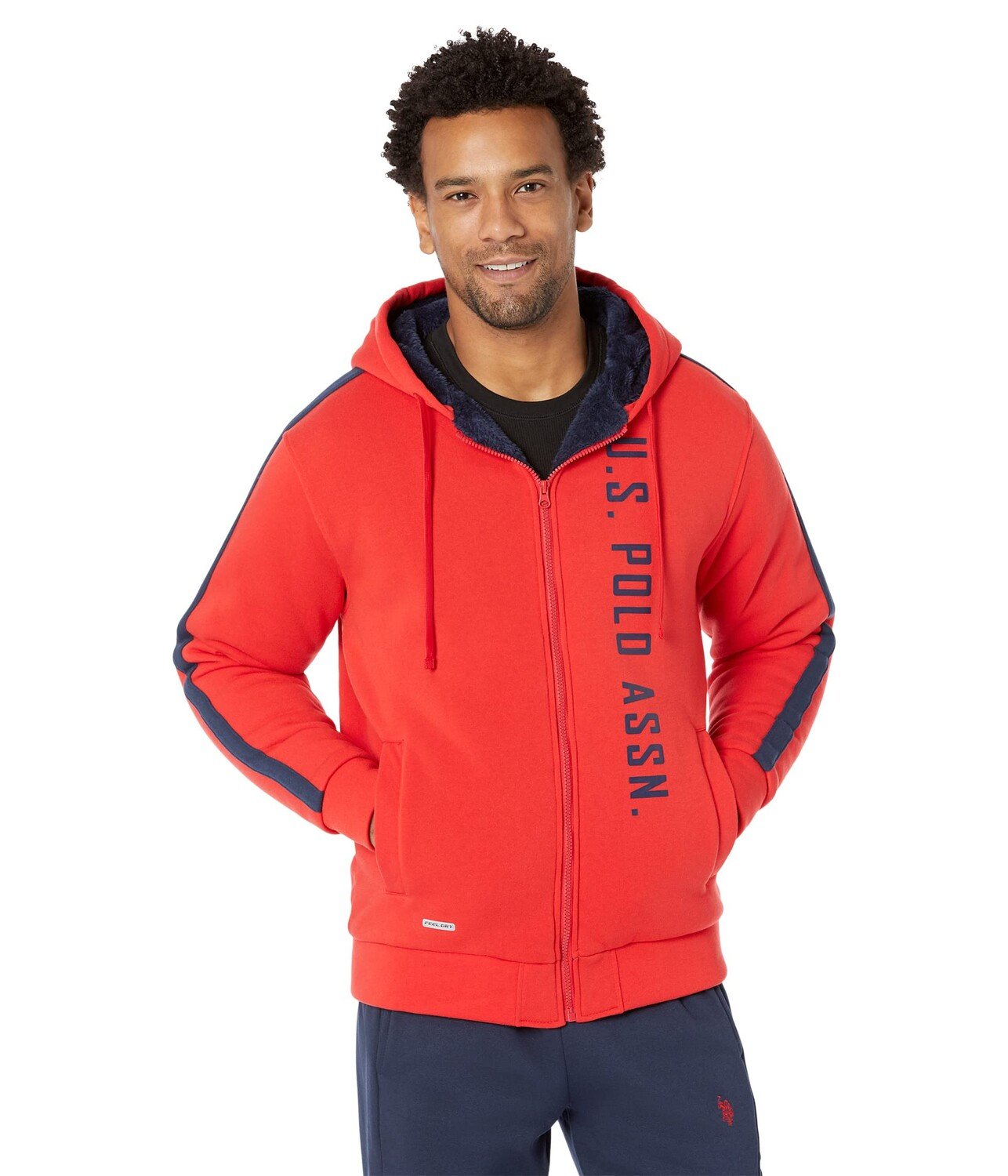 

Худи U.S. POLO ASSN., Wordmark Hoodie, Красный