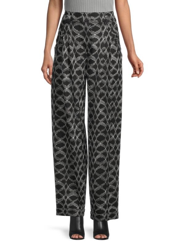 

Брюки Missoni с абстрактным принтом, черный/белый