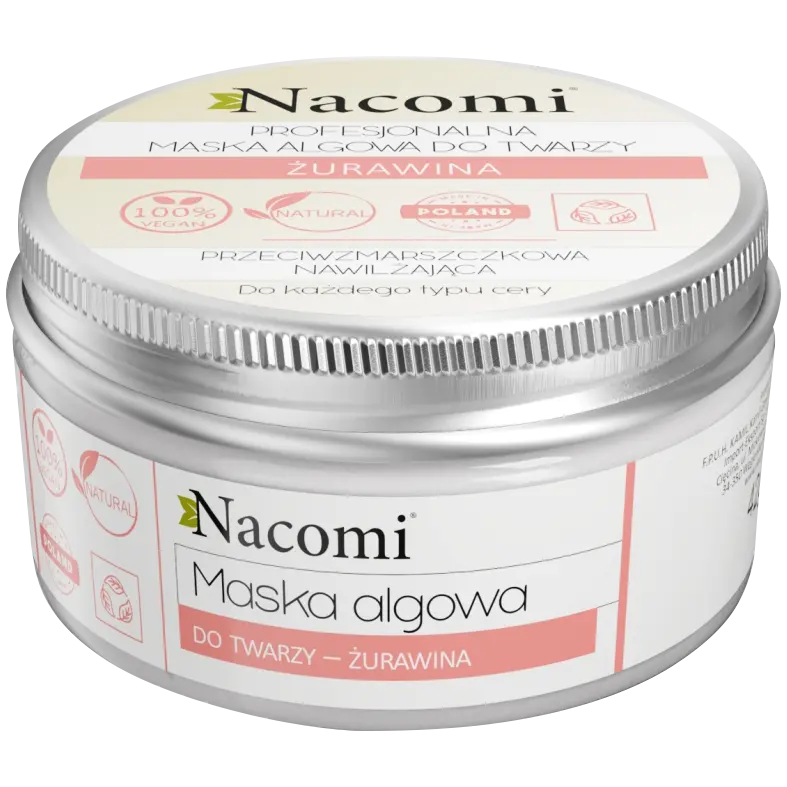 

Nacomi Professional маска для лица от морщин из водорослей с клюквой, 40 г