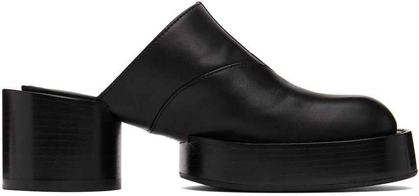 

Черные мюли на платформе MM6 Maison Margiela