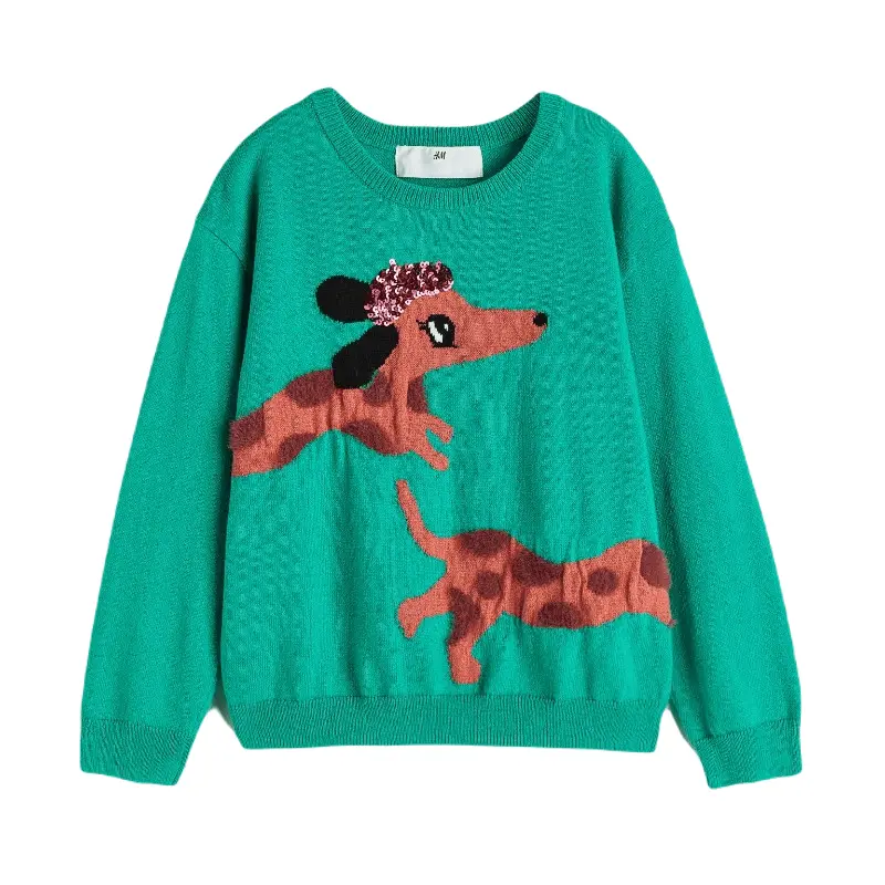

Свитер H&M Dog, зеленый