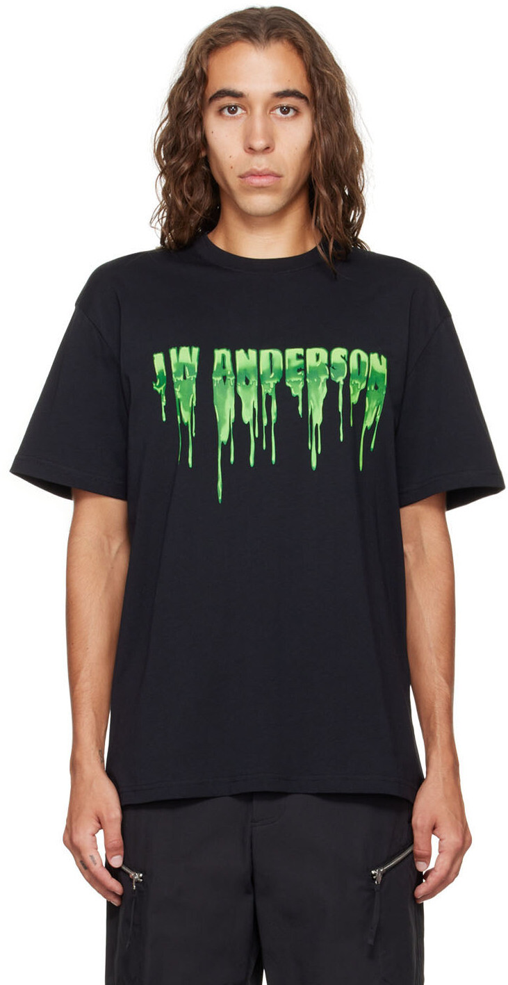 

Футболка с черной слизью JW Anderson, Черный