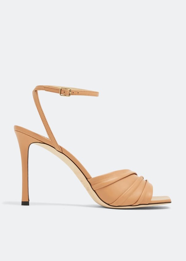 

Сандалии JIMMY CHOO Basil 95 sandals, бежевый