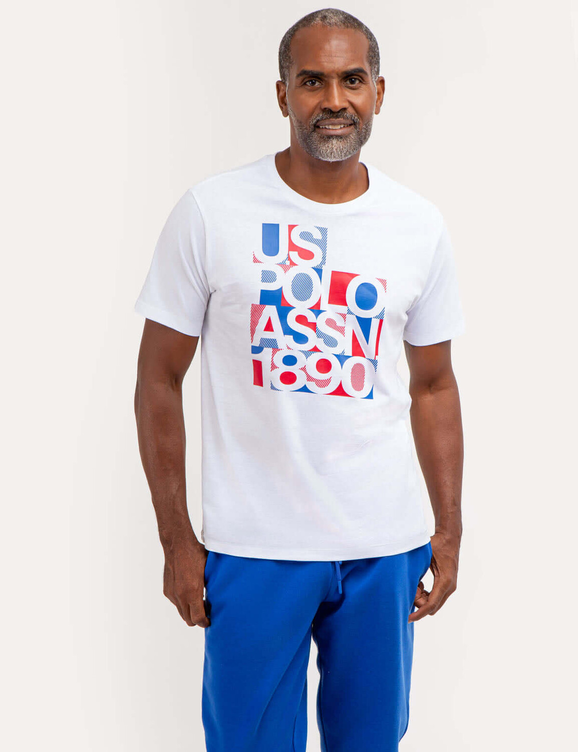

Футболка U.S. Polo Assn. 1890 Graphic Crew Neck, белый