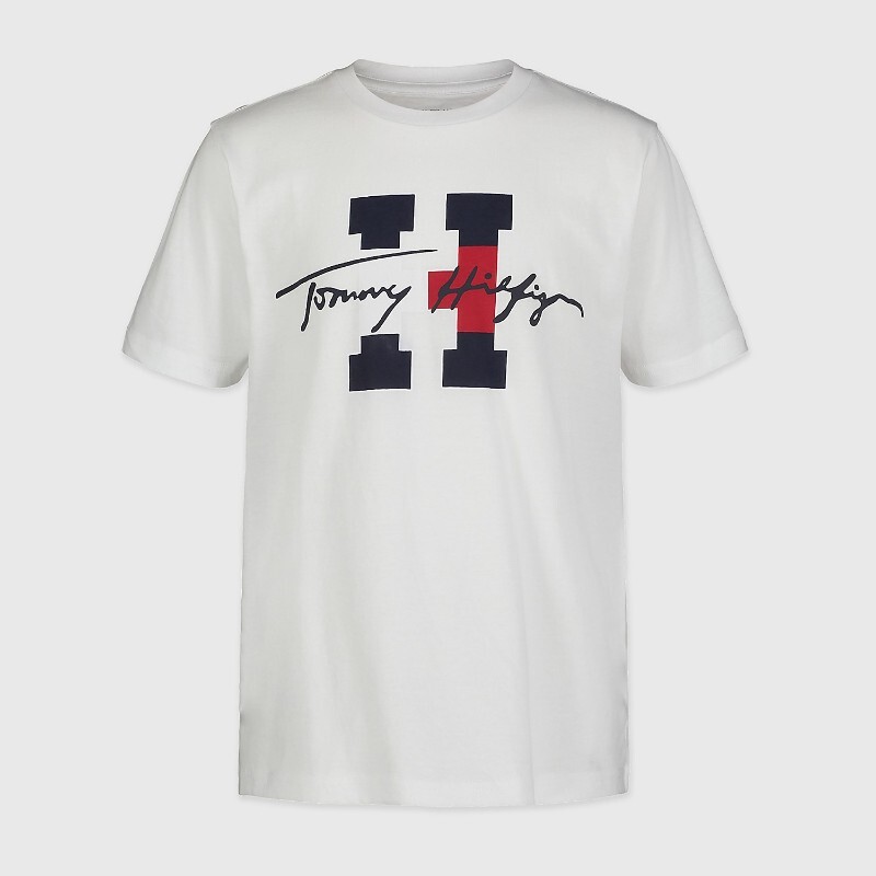 

Футболка Tommy Hilfiger Little Kids' H Signature, белый