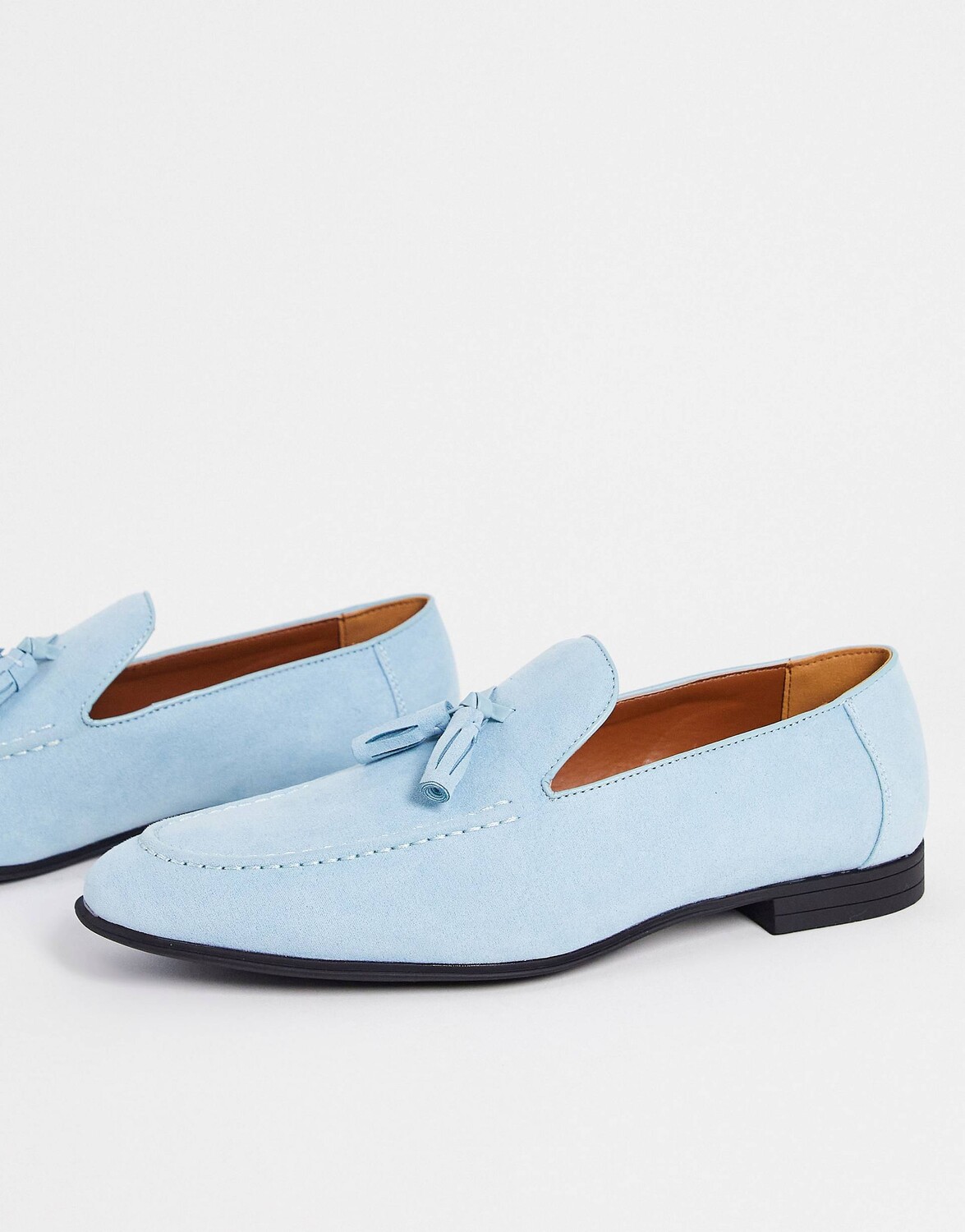 

Синие лоферы из искусственной замши ASOS DESIGN