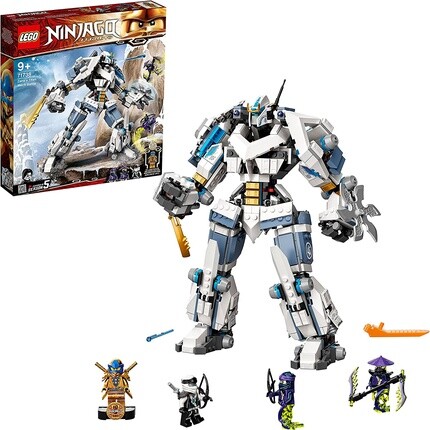 

Конструктор Lego 71738 Ninjago Legacy Zane's Titan Mech Ninja с Джеем в роли Золотого