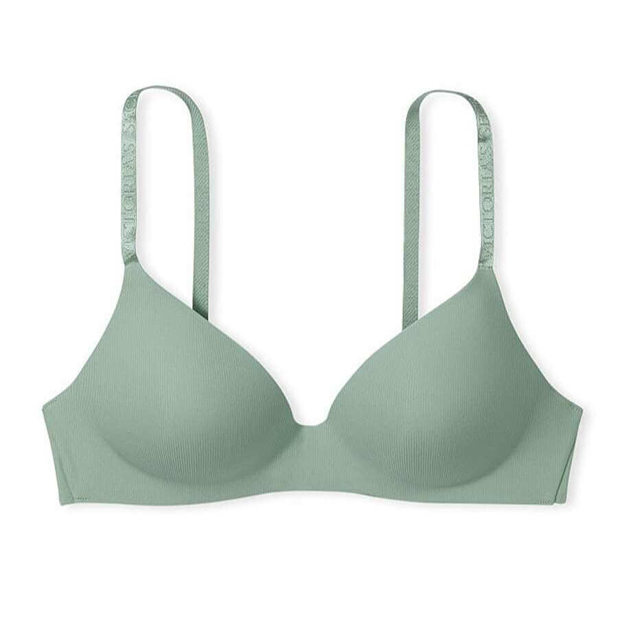 

Дубль Бюстгальтер Victoria's Secret T-Shirt Lightly Lined Wireless, зеленый