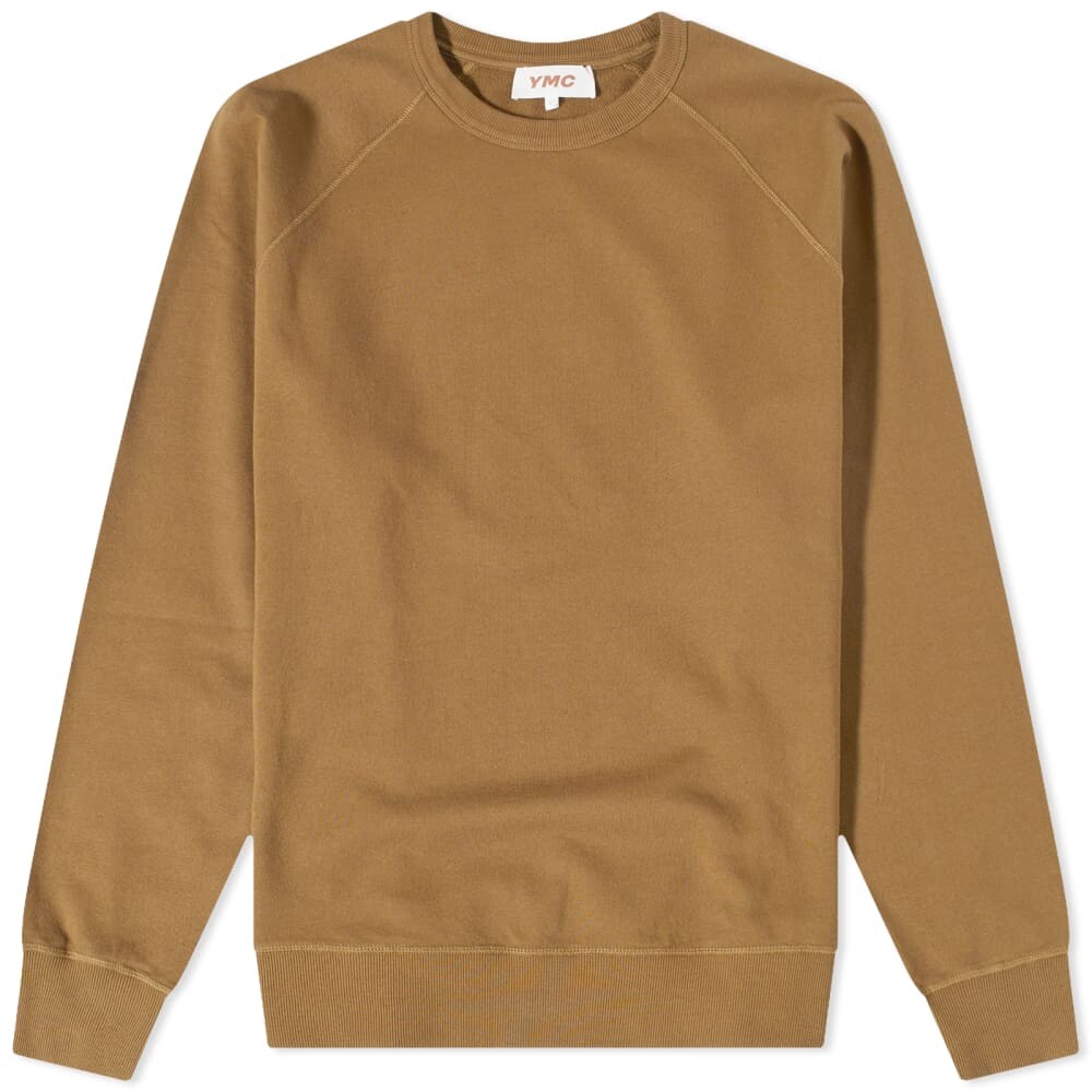 

Толстовка YMC Shrank Crew Sweat, Коричневый