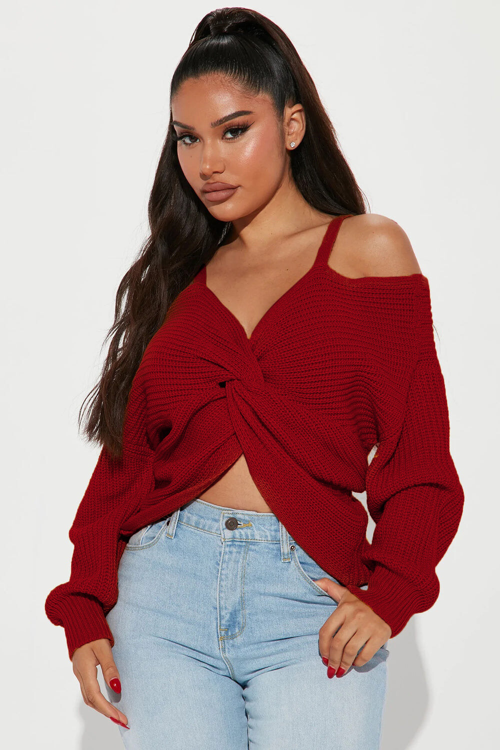 

Свитер Fashion Nova RAC2810, ржавчина