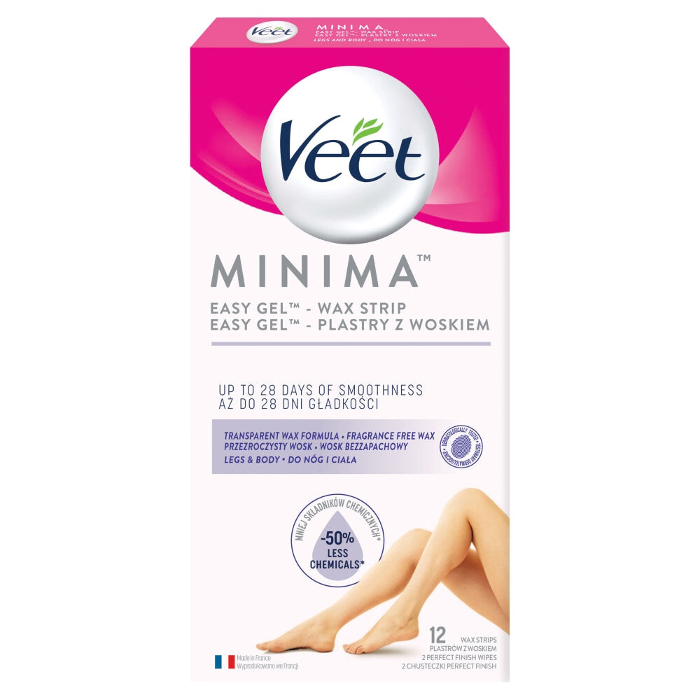 

Veet Восковые полоски Minima Easy-Gel для ног и тела 12 шт.