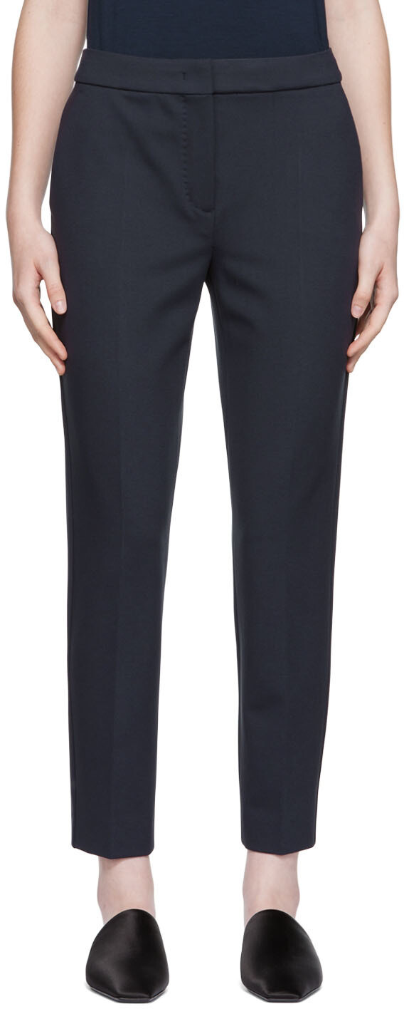 

Темно-синие брюки Pegno Max Mara, Синий