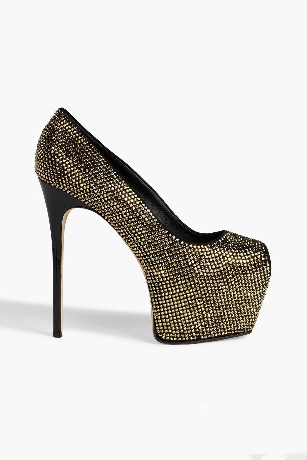 

Туфли Liza на платформе, украшенные кристаллами GIUSEPPE ZANOTTI, золотой