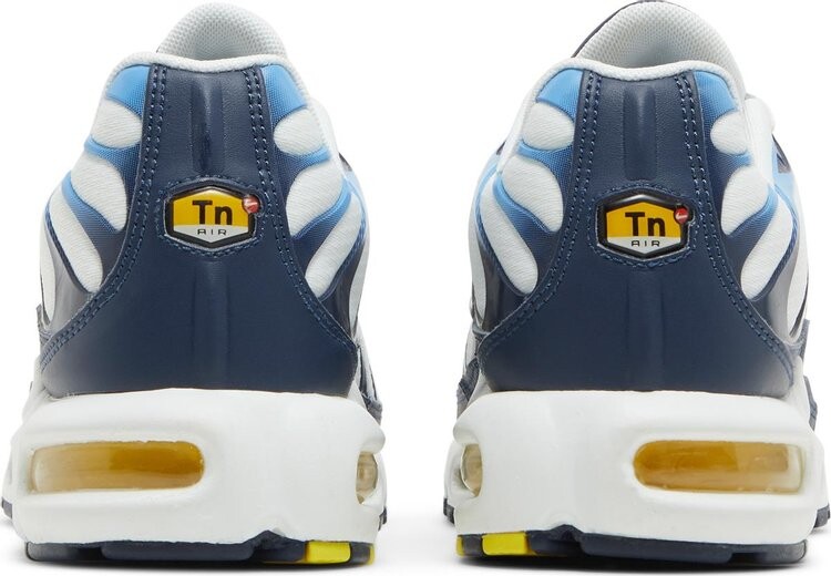 Air max plus white blue yellow hotsell