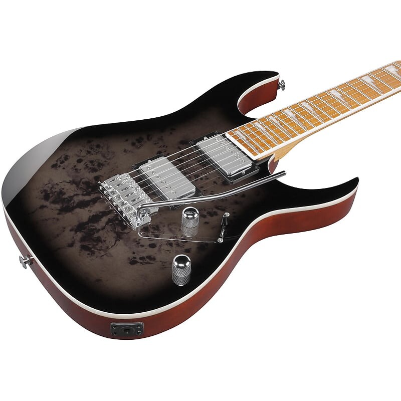 

Гитара Ibanez GIO GRG220PA2BKB, гриф из клена, цвет Trans Brown Black Burst