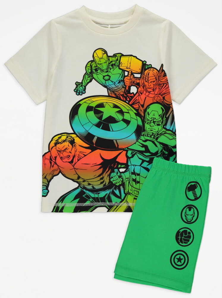

Короткая пижама Marvel Rainbow Superhero George.
